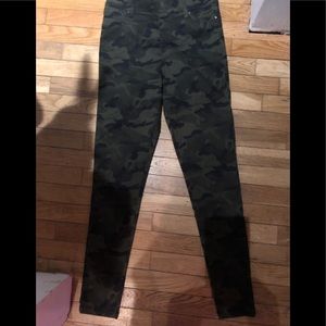 Army Print Jeans
